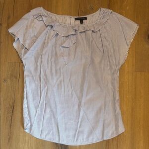 Striped Blue Women's Top